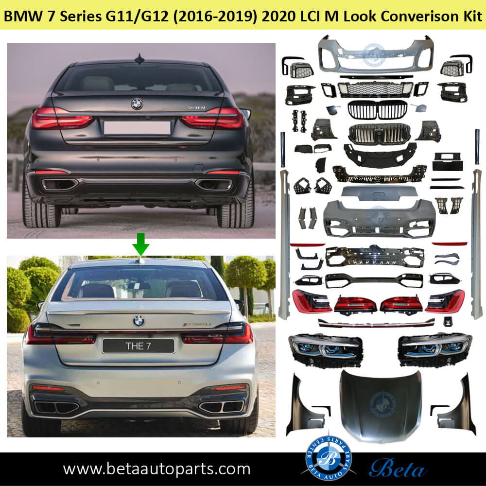 BMW 7 Series G12 (2016-2019), Body Kit Conversion Upgrade to 2020 LCI M Look, China BMW 7 Series G12 (2016-2019), Body Kit Conversion Upgrade to 2020 LCI M Look, China